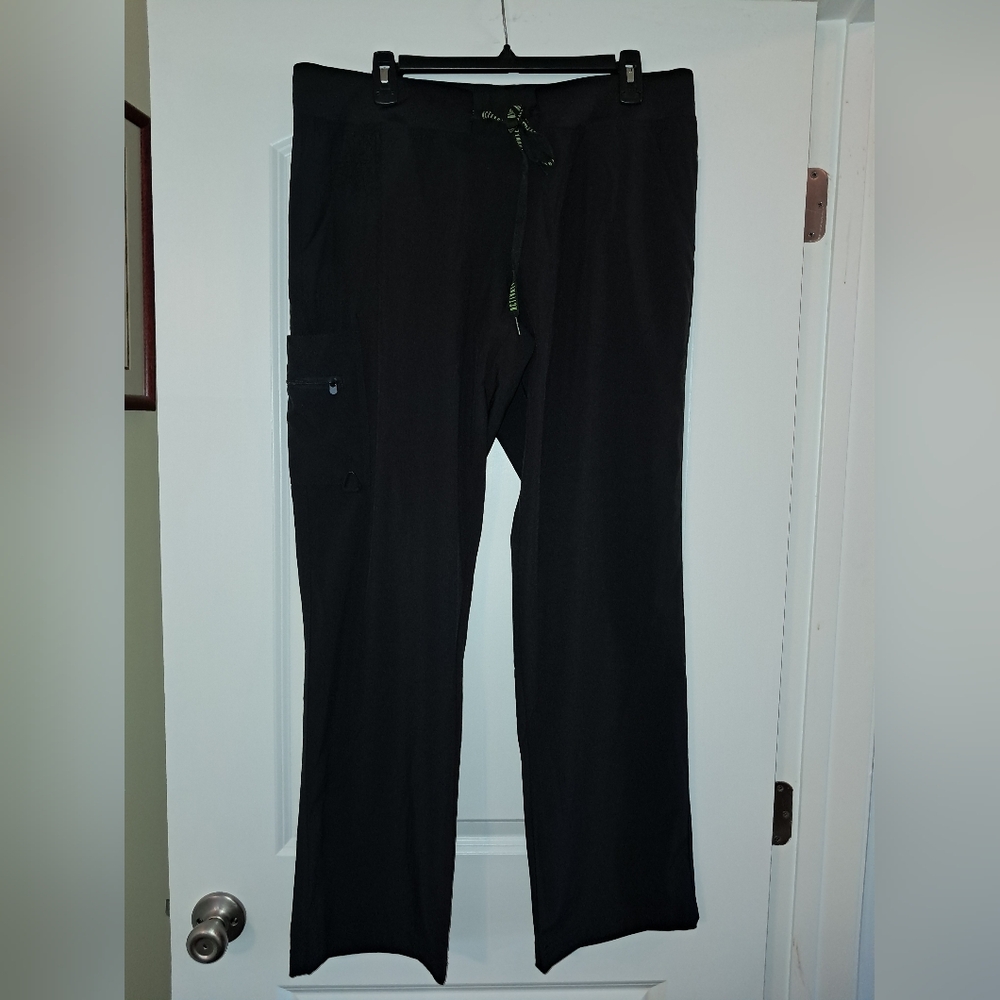 Women's Black Med Couture Scrub Pants